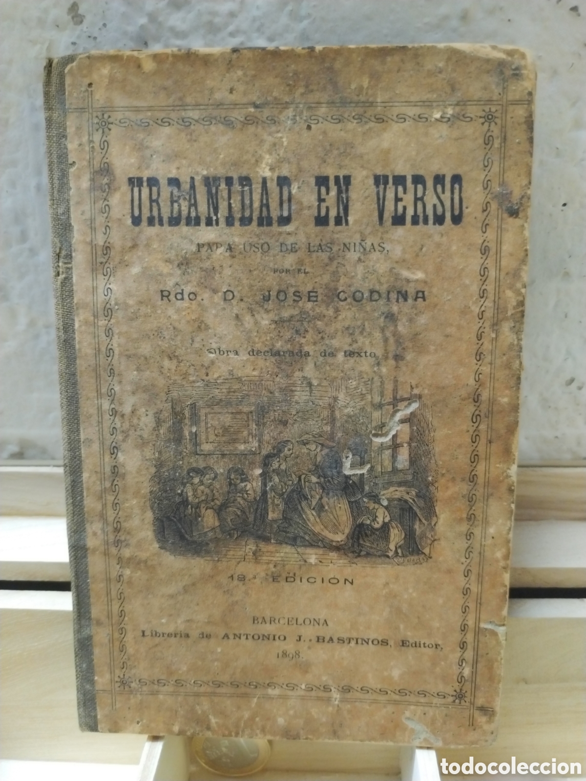 Libros antiguos: URBANIDAD EN VERSO a&ntilde;o 1898 - Foto 1