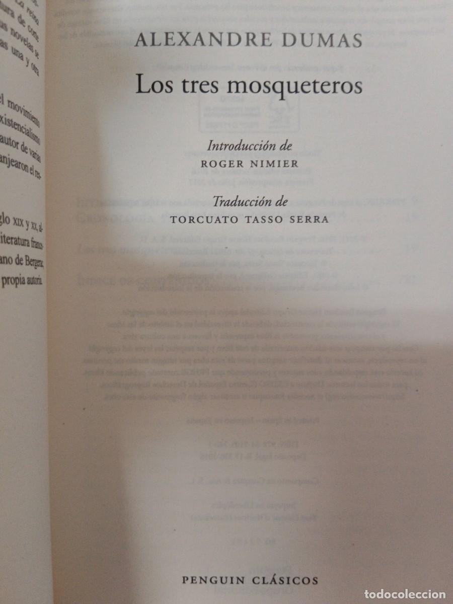 Libros antiguos: LOS TRES MOSQUETEROS A. DUMAS - Foto 5