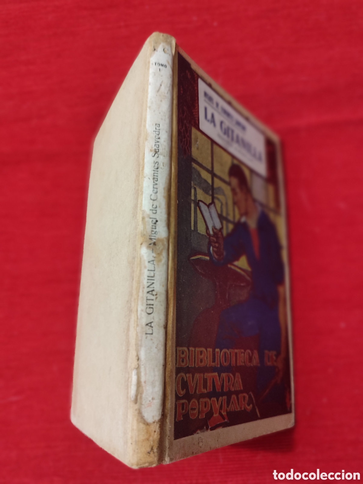 Libros antiguos: Biblioteca de Cultura Popular &rdquo;La gitanilla&rdquo; M. de Cervantes - Foto 2