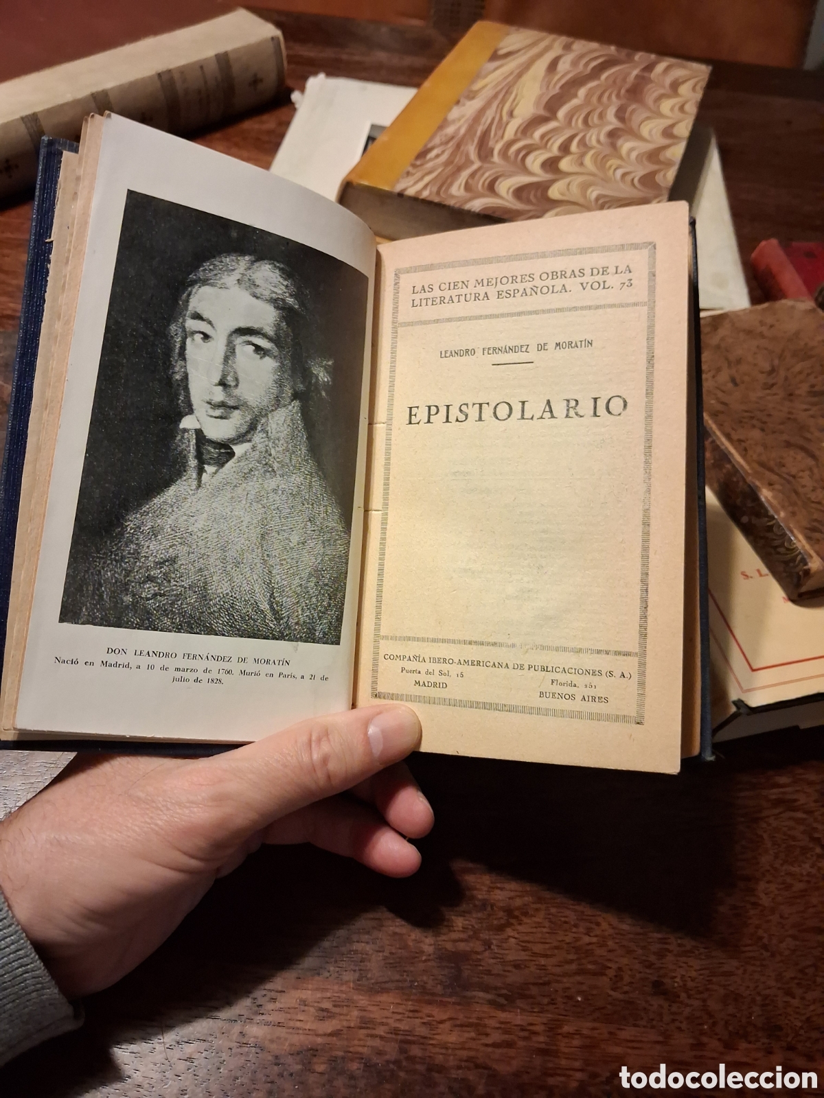 Libros antiguos: Epistolario, Leandro Fern&aacute;ndez Morat&iacute;n, - Foto 3