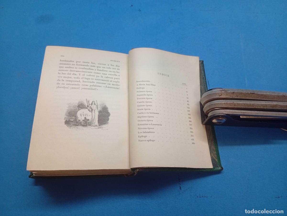 Libros antiguos: Jocelyn.- Alphonse de LAMARTINE - Foto 8