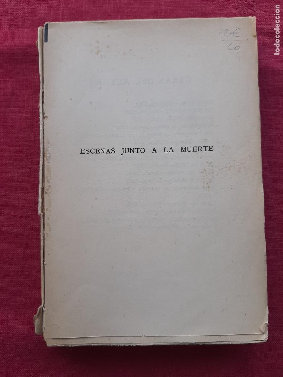Libros antiguos: Escenas junto a la muerte - Jarn&eacute;s, Benjam&iacute;n - Foto 1