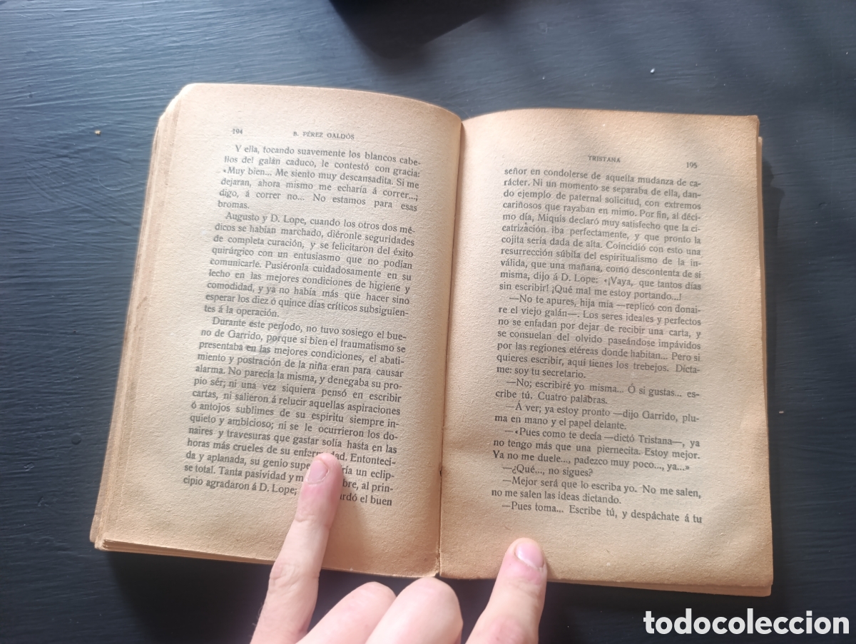 Libros antiguos: P&eacute;rez Galdos. Tristana - Foto 2