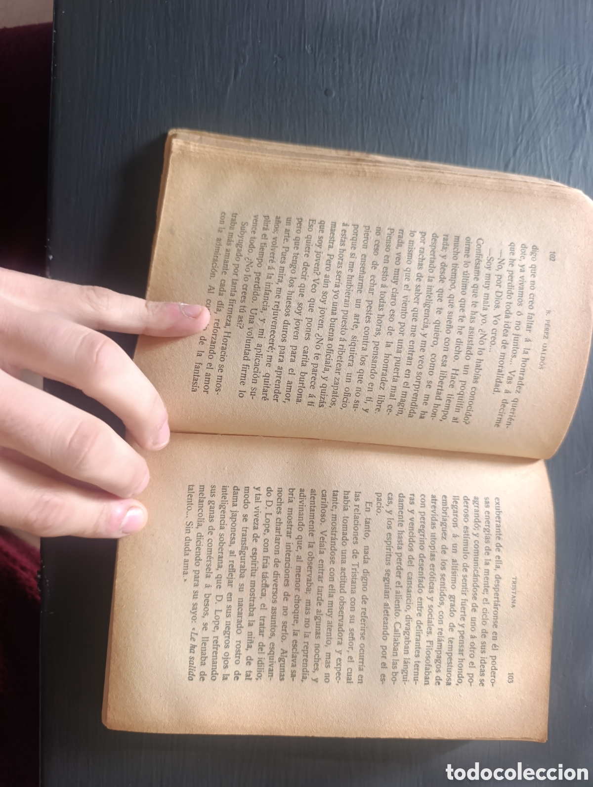 Libros antiguos: P&eacute;rez Galdos. Tristana - Foto 3
