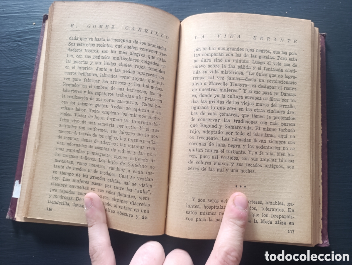 Libros antiguos: E. GOMEZ CARRILLO LA VIDA ERRANTE - Foto 3