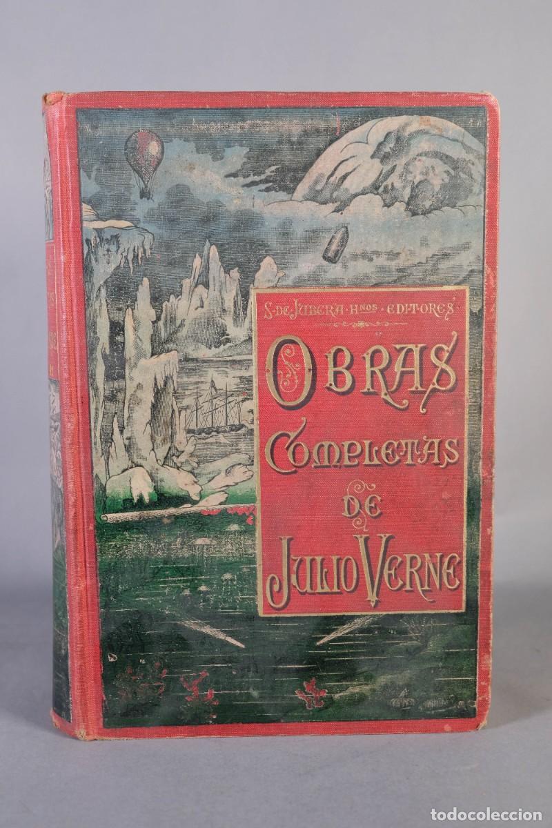 Libros antiguos: OBRAS COMPLETAS DE JULIO VERNE - SAENZ DE JUBERA HERMANOS - Foto 1