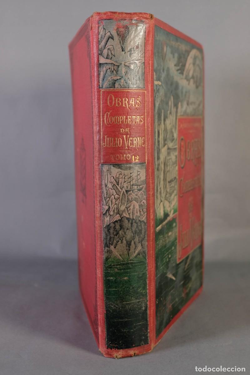 Libros antiguos: OBRAS COMPLETAS DE JULIO VERNE - SAENZ DE JUBERA HERMANOS - Foto 3