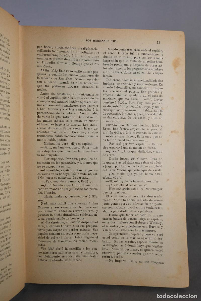 Libros antiguos: OBRAS COMPLETAS DE JULIO VERNE - SAENZ DE JUBERA HERMANOS - Foto 7