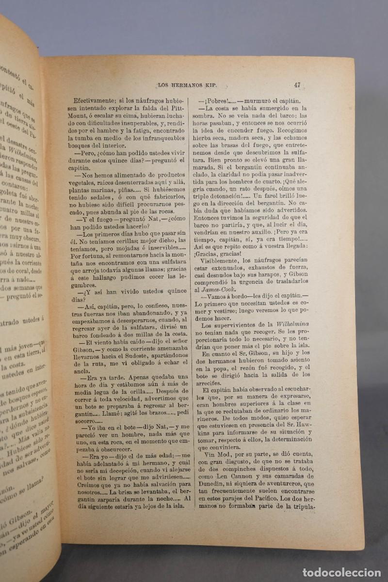 Libros antiguos: OBRAS COMPLETAS DE JULIO VERNE - SAENZ DE JUBERA HERMANOS - Foto 8
