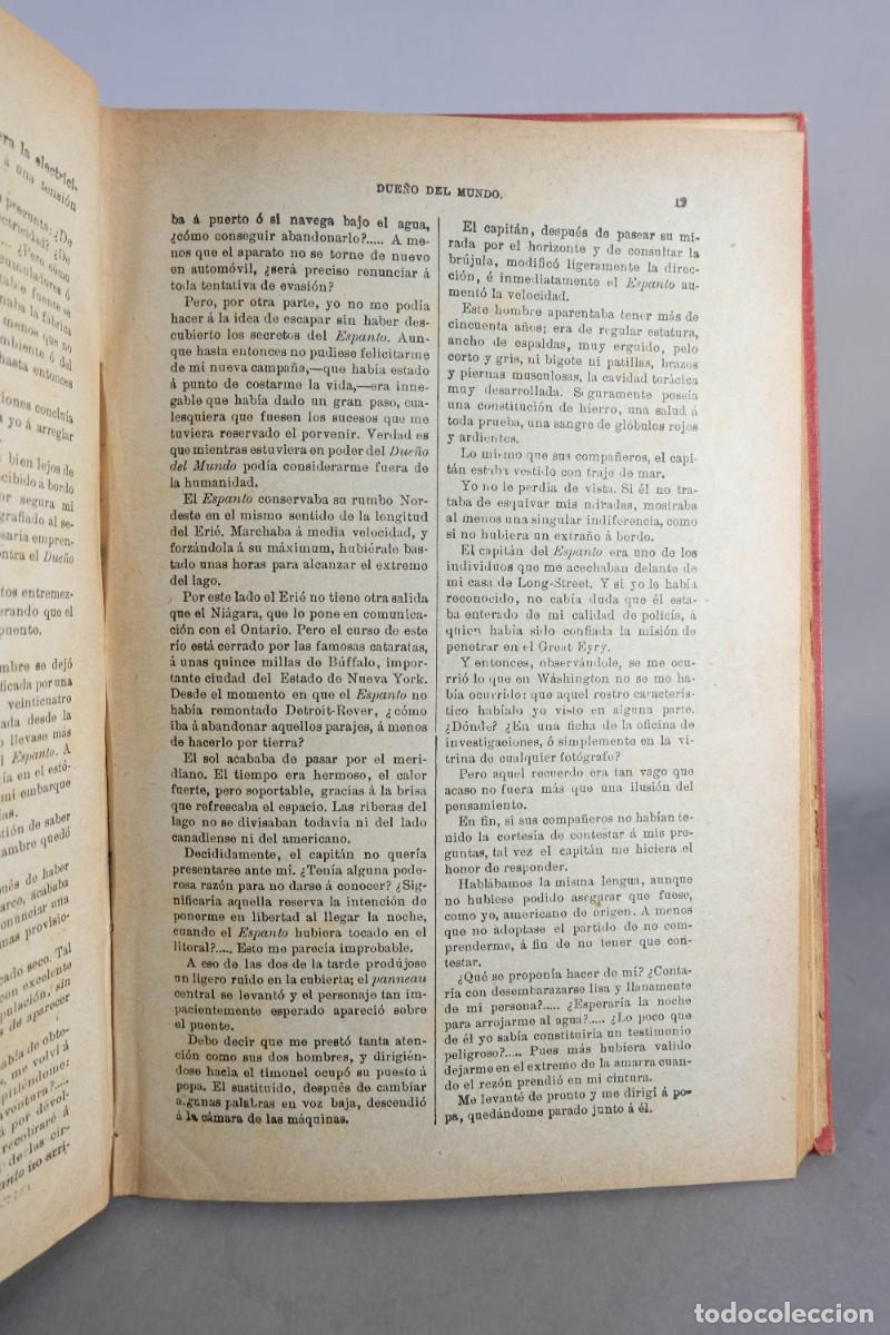 Libros antiguos: OBRAS COMPLETAS DE JULIO VERNE - SAENZ DE JUBERA HERMANOS - Foto 11