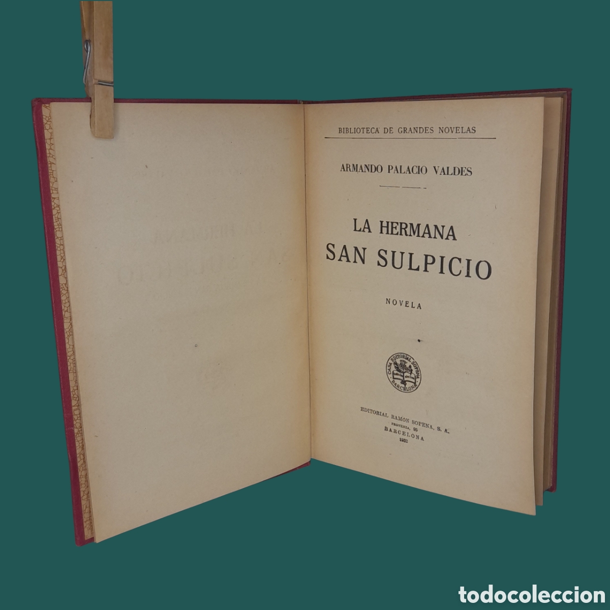 Libros antiguos: Libro antiguo La hermana San Suplicio. - Foto 3