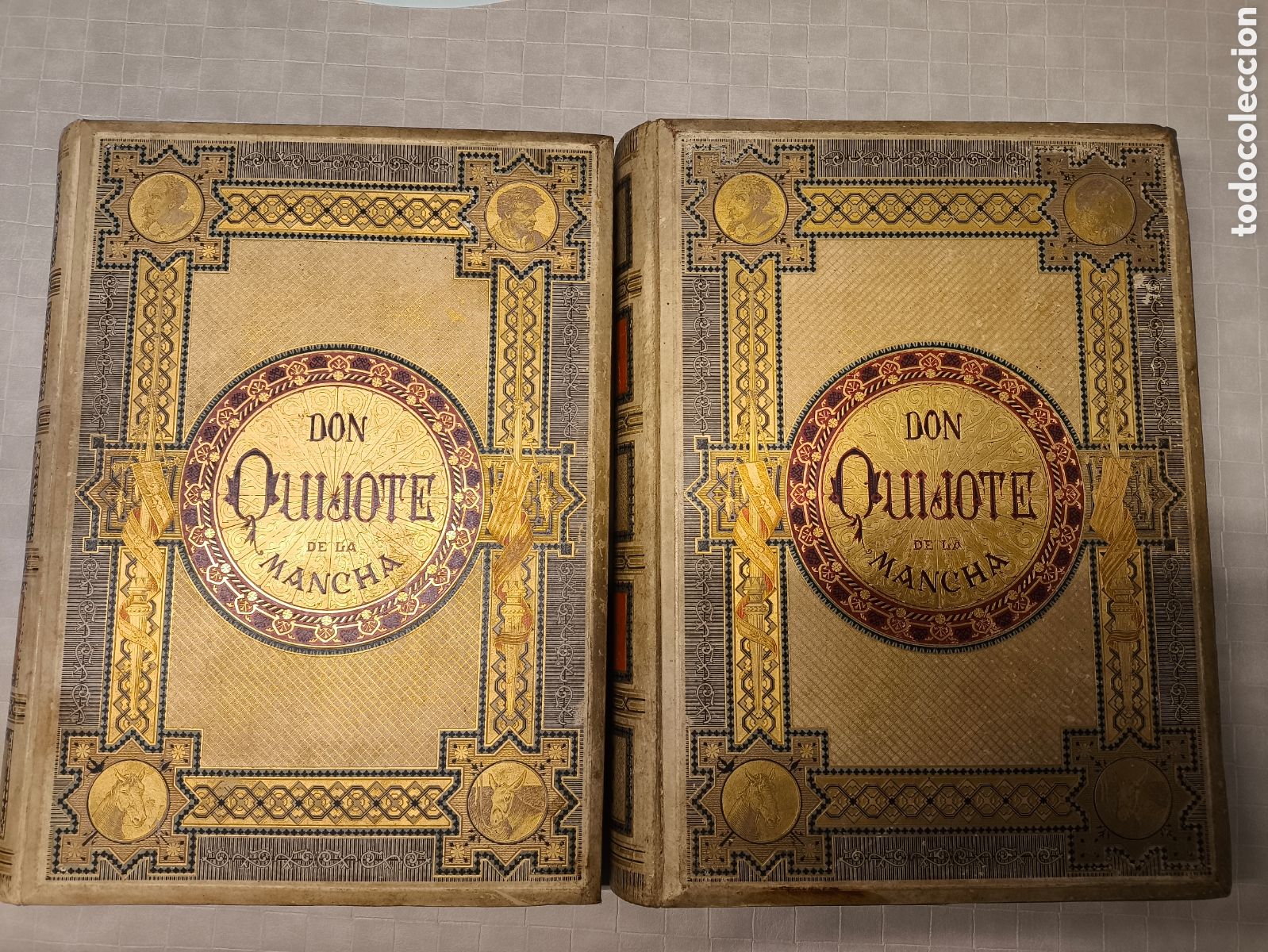 Libros antiguos: Don quijote de la mancha Miguel de Cervantes. Edici&oacute;n anotada por Don Nicol&aacute;s D&iacute;az de Benjumea