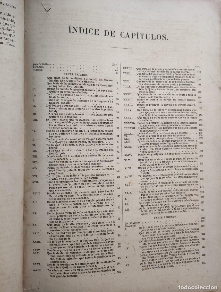 Libros antiguos: Don Quijote. Edici&oacute;n de lujo. - Foto 6