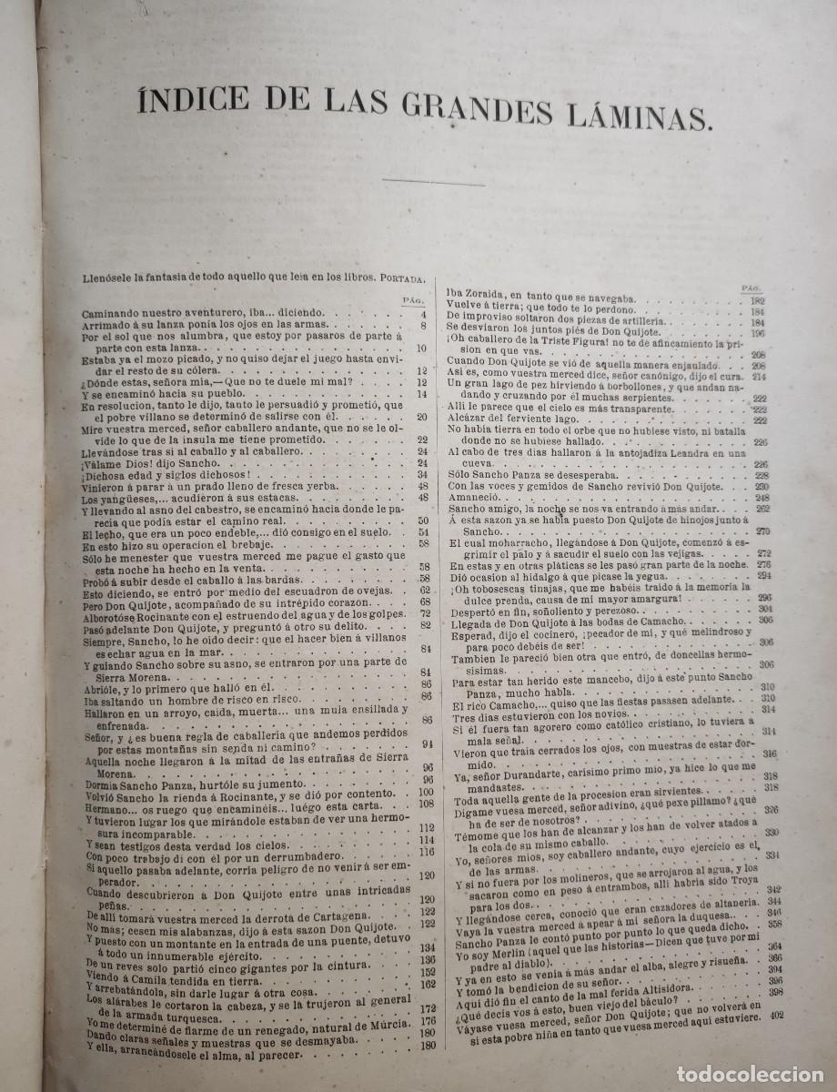 Libros antiguos: Don Quijote. Edici&oacute;n de lujo. - Foto 8