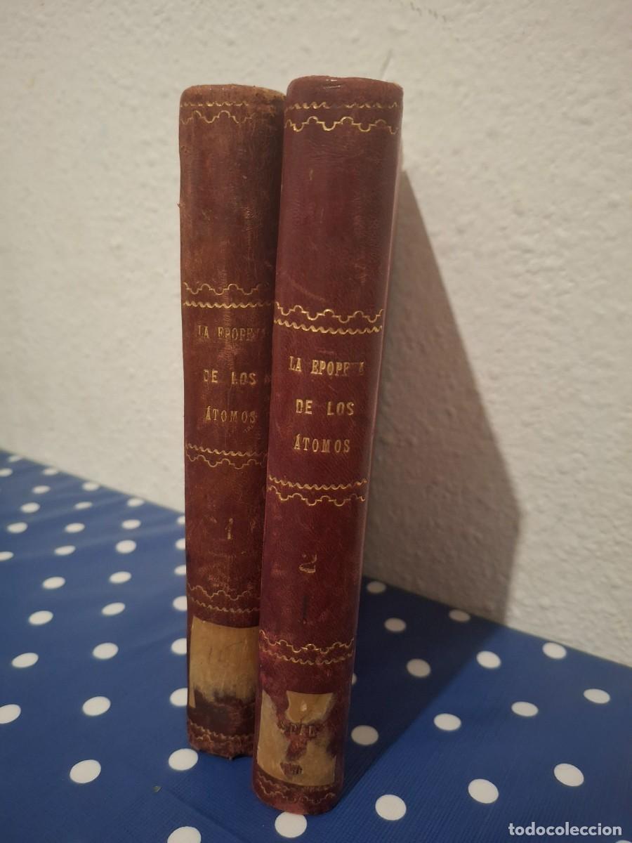 Libros antiguos: La epopeya de los &aacute;tomos de Sebasti&aacute;n Gomila Circa 1910 - Foto 1