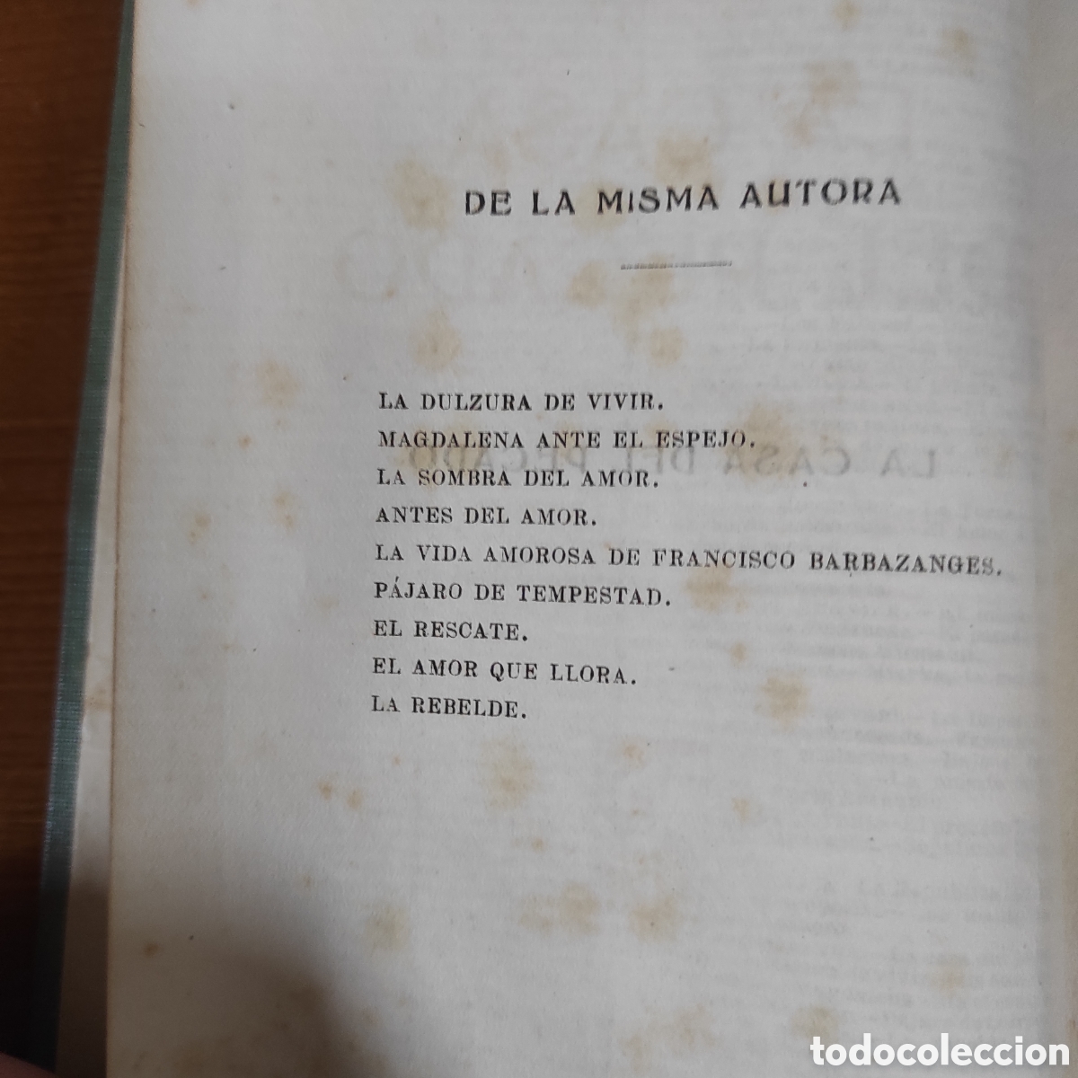 Libros antiguos: La Casa del Pecado &ndash; Marcelle Tinayre - Foto 6