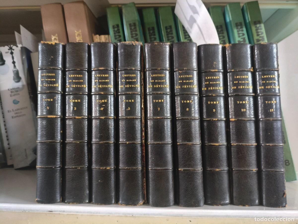 Libros antiguos: Lettres de Madame de Sevign&eacute; &agrave; sa fille 9 tomos