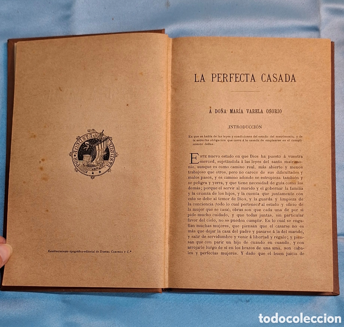 Libros antiguos: La Perfecta Casada Fray Luis de Le&oacute;n 1884 - Foto 3
