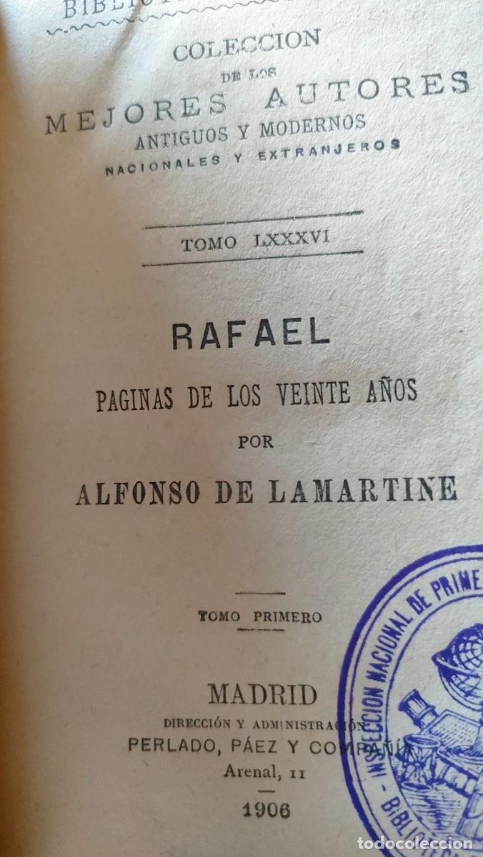 Libros antiguos: RAFAEL. PAGINAS DE LOS 20 A&Ntilde;OS - Foto 2