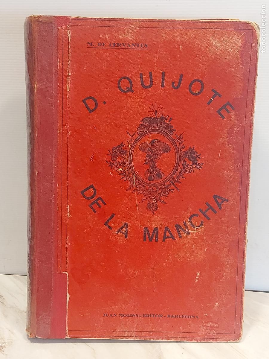 Libros antiguos: DON QUIJOTE DE LA MANCHA 1882 / EDICI&Oacute;N DE GRAN LUJO / ILUSTRADO PUIGGAR&Iacute; / TOMO I-II / LEER