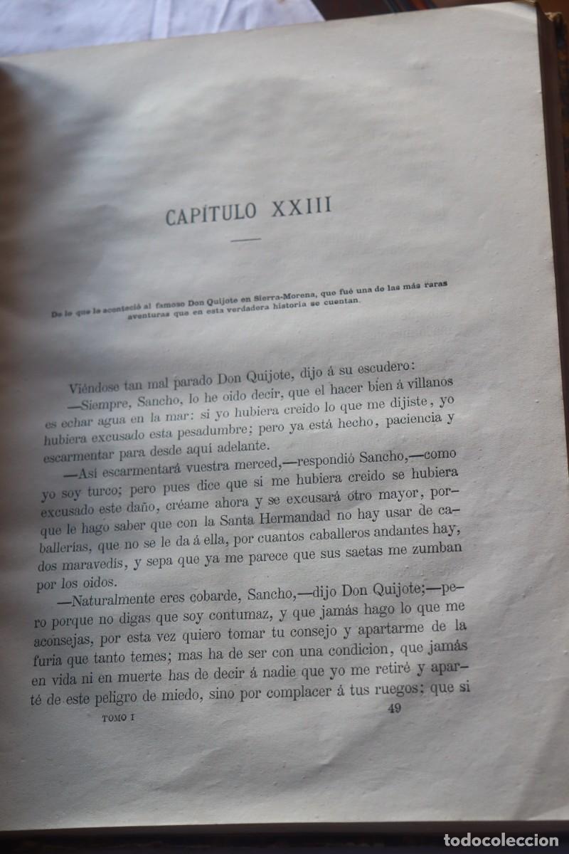 Libros antiguos: Don Quijote de la Mancha edici&oacute;n 1875 - Foto 6