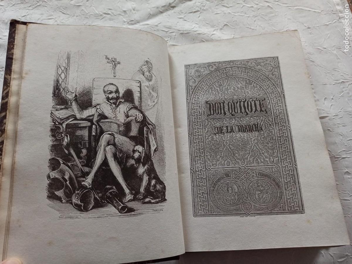 Libros antiguos: Don Quijote de la Mancha. Imprenta de Antonio Berges y Compa&ntilde;ia. A&ntilde;o 1840.