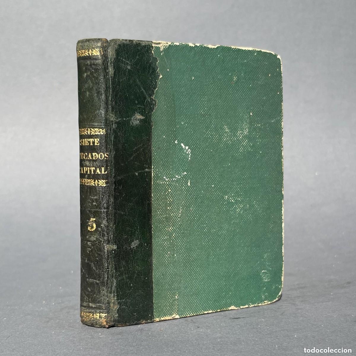 Libros antiguos: A&ntilde;o 1848 - Los siete pecados capitales - Eugenio Sue - La envidia - Socialismo