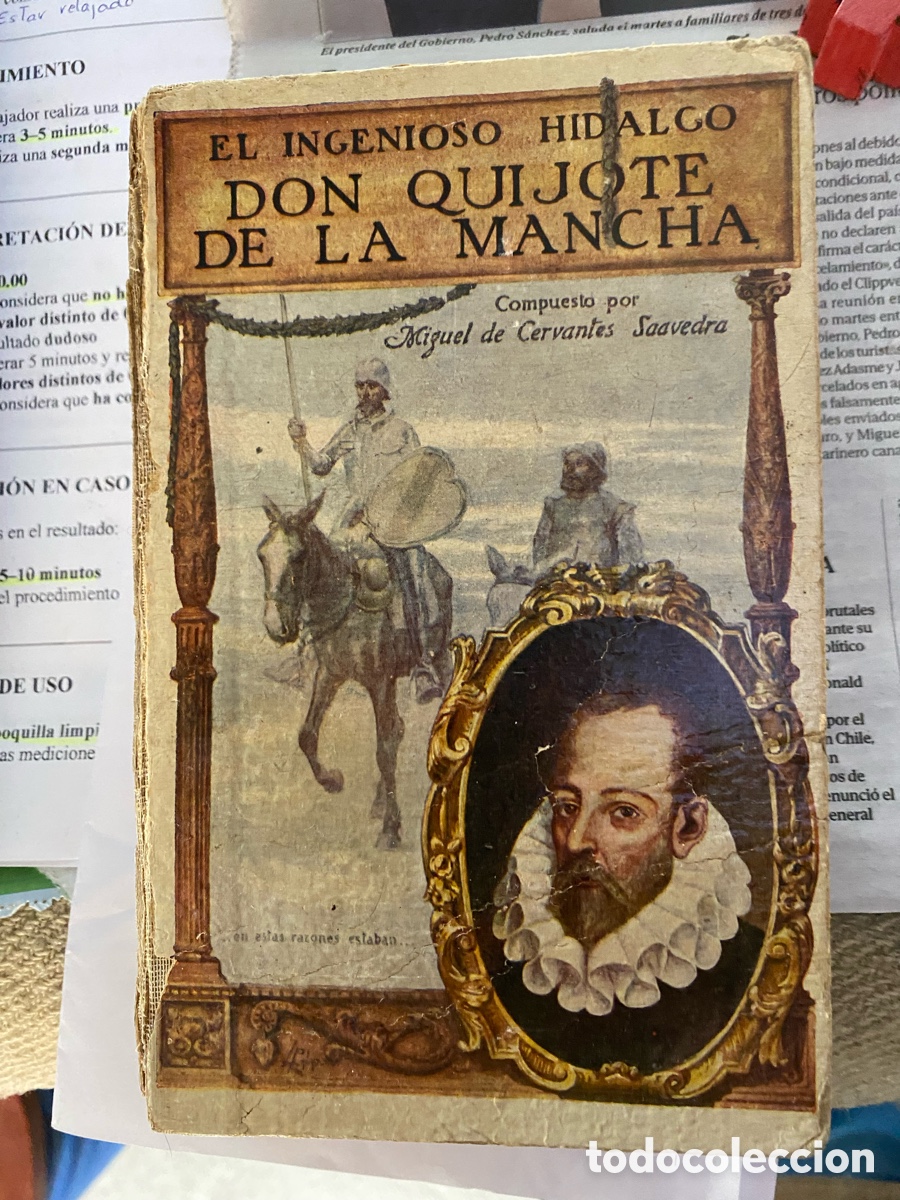 Libros antiguos: Don Quijote (1916) - Edici&oacute;n Especial, 3er Centenario - Sopena
