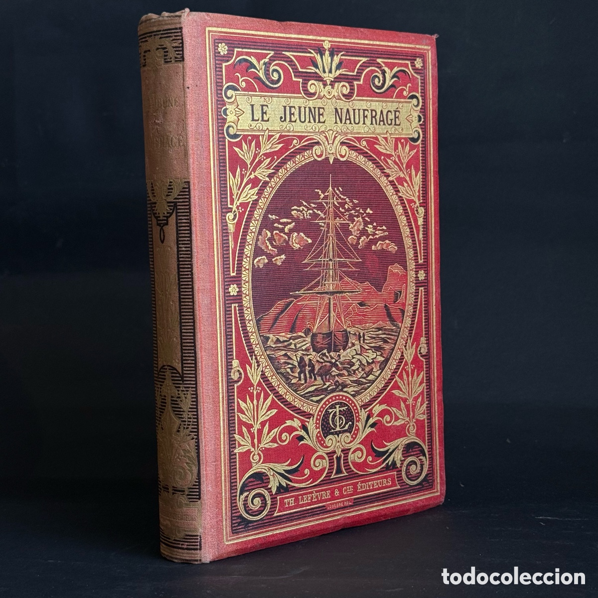 Libros antiguos: Le Jeune Naufrag&eacute; dans la mer de glace - L. Bailleul - Paris - S. XIX