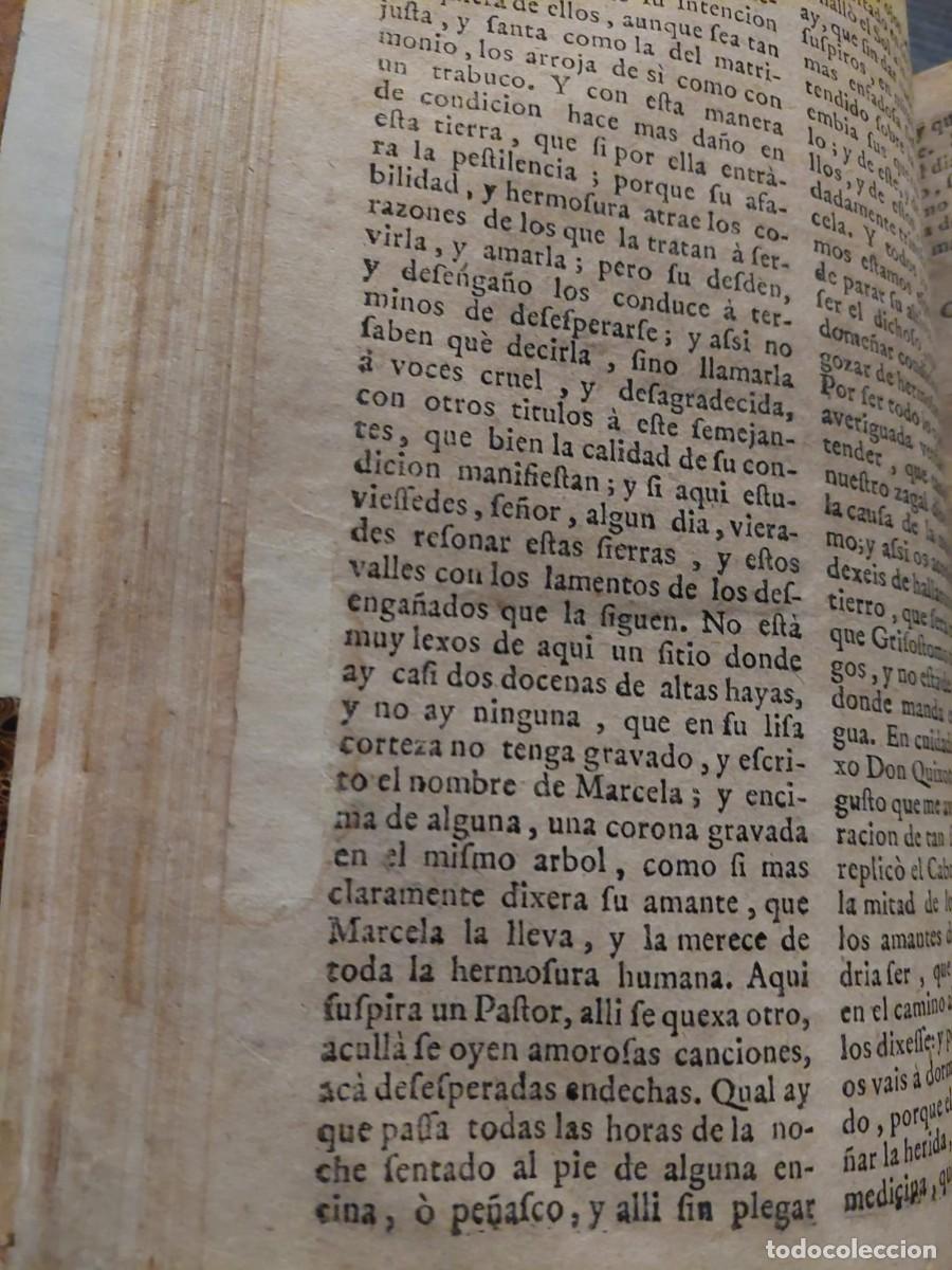 Libros antiguos: Quixote Cervantes 1735 XVIII - Foto 5
