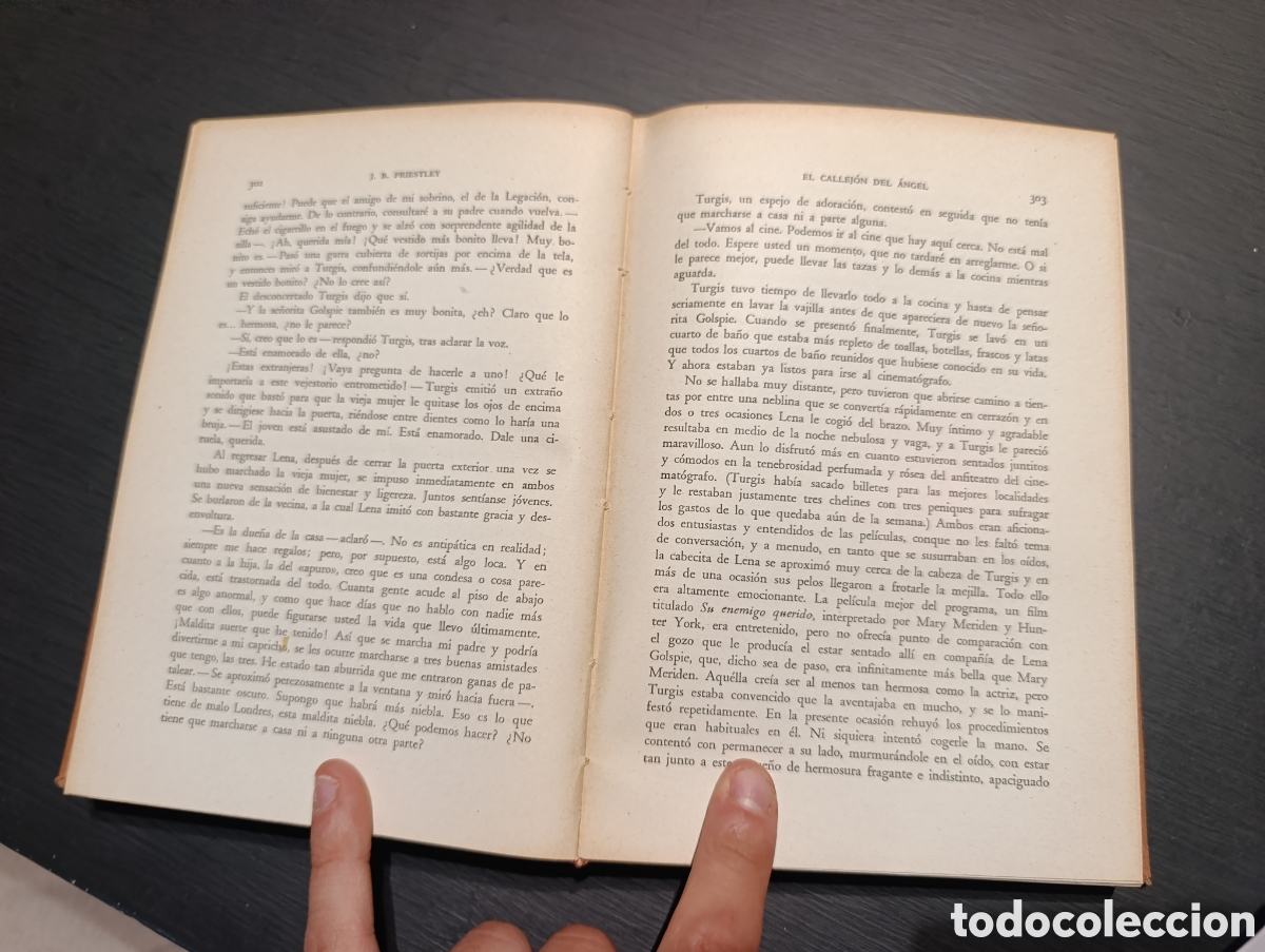 Libros antiguos: J. B. PRIESTLEY EL CALLEJ&Oacute;N DEL &Aacute;NGEL - Foto 3