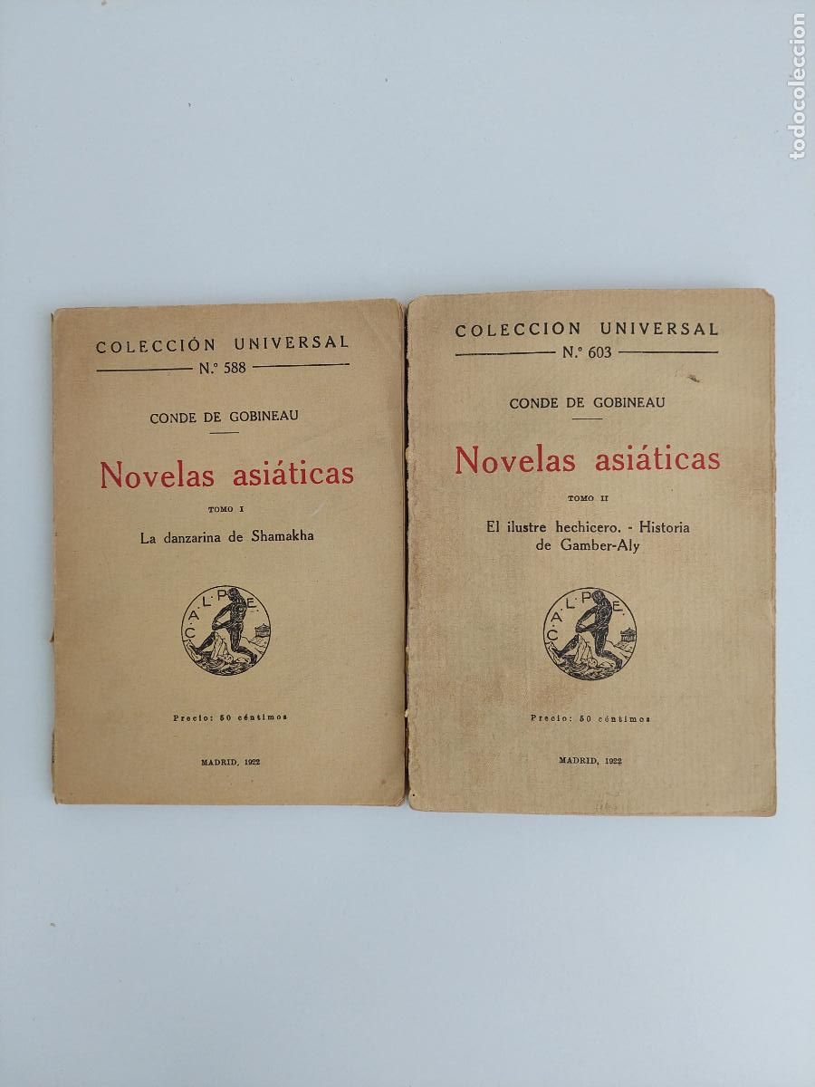 Libros antiguos: Novelas asi&aacute;ticas - Gobineau, Arthur de - Foto 1