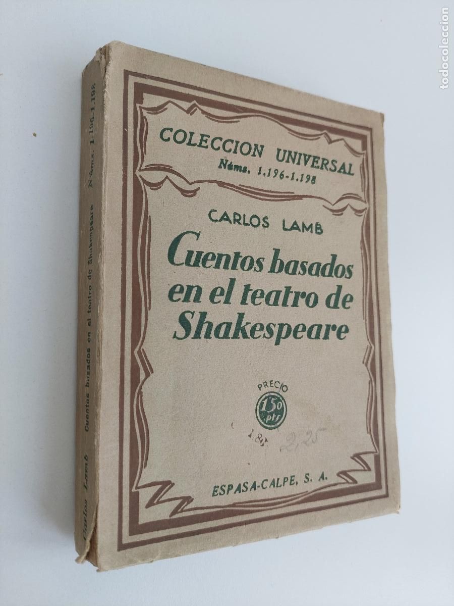Libros antiguos: Cuentos basados en el teatro de Shakespeare - Lamb, Charles - Foto 2