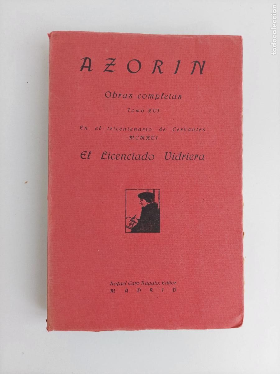 Libros antiguos: El licenciado Vidriera - Azor&iacute;n,