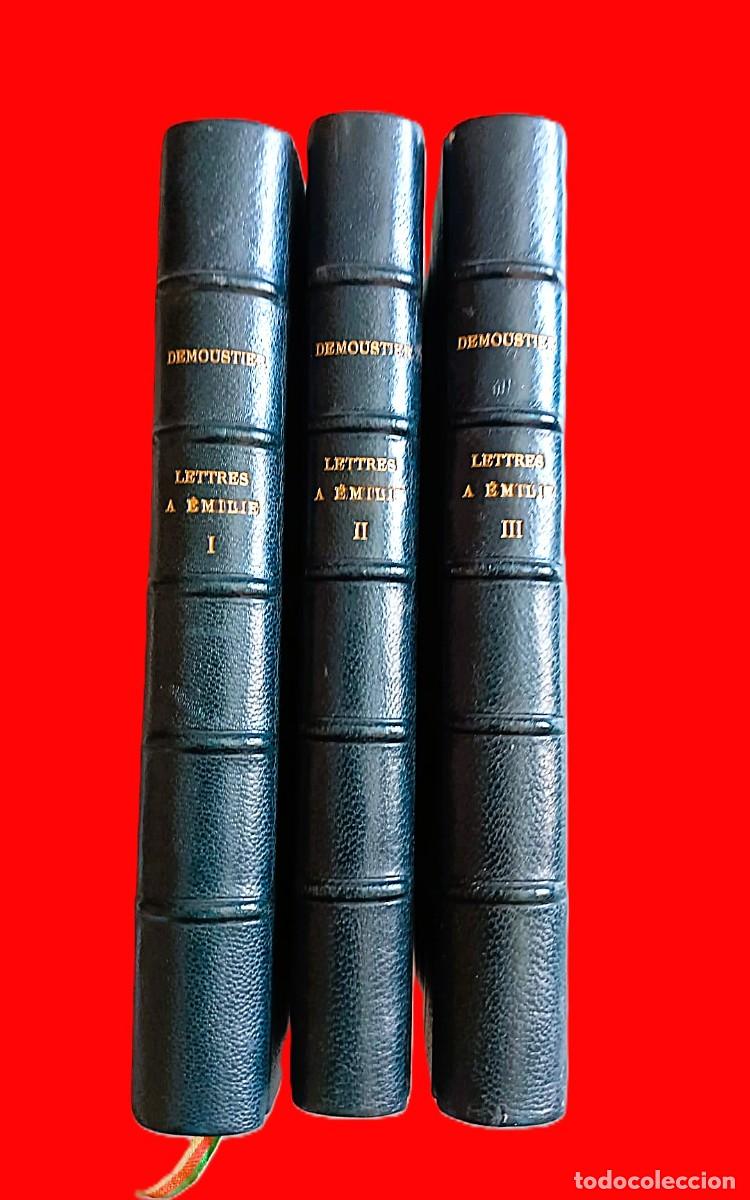 Libros antiguos: A&ntilde;o 1883. Cartas a Emilio sobre mitolog&iacute;a. 3 elegantes tomos del siglo XIX.