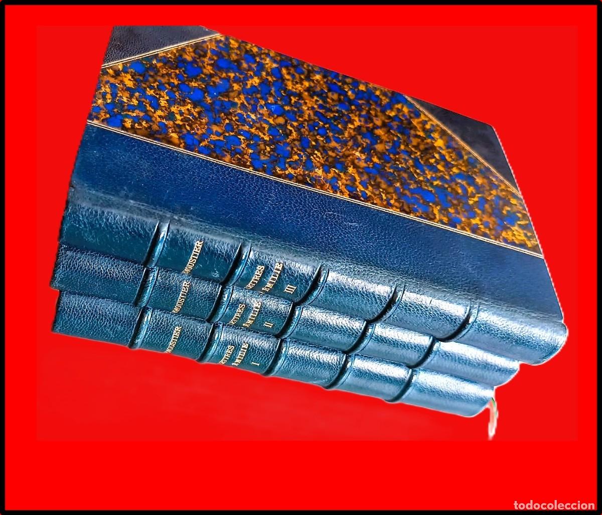 Libros antiguos: A&ntilde;o 1883. Cartas a Emilio sobre mitolog&iacute;a. 3 elegantes tomos del siglo XIX.