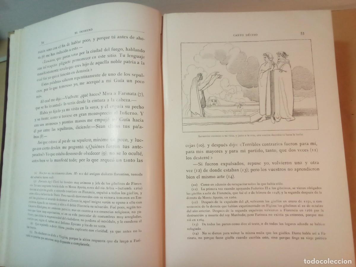 Libros antiguos: LA DIVINA COMEDIA DE DANTE ALIGHIERI, 1914 - Foto 7