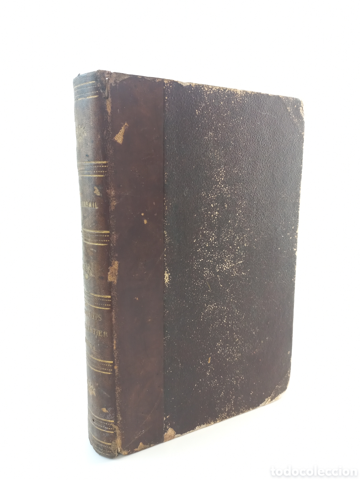 Libros antiguos: Les nuits du Quarter Breda. Ponson du Terrail. Dentu Editeur, 1866.