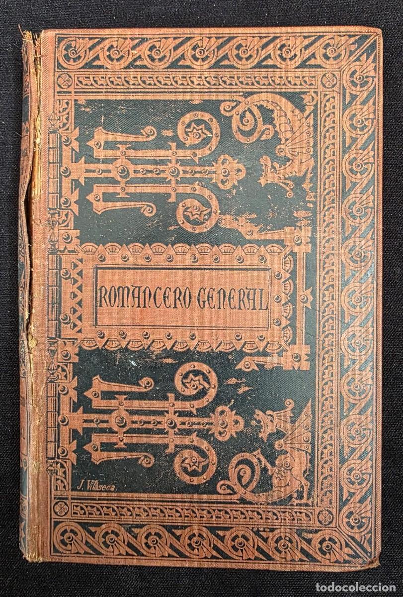 Libros antiguos: L.305 Romancero General selecto 1885 Biblioteca Cl&aacute;sica Espa&ntilde;ola edici&oacute;n antigua ilustrada 22x17