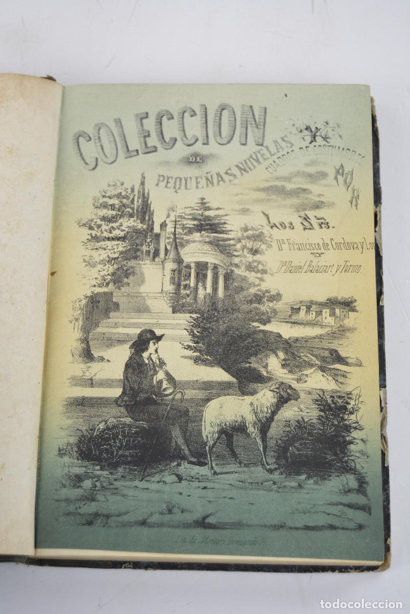 Libros antiguos: Colecci&oacute;n de peque&ntilde;as novelas y cuadros de costumbres de los se&ntilde;ores, 1859, Madrid.
