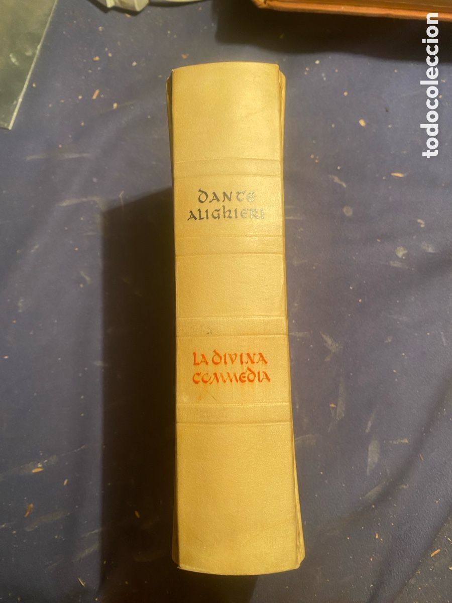 Libros antiguos: DANTE ALIGHIERI: - LA DIVINA COMMEDIA - (HOEPLI, 1932) (ENCUADERNACION EN PIEL)