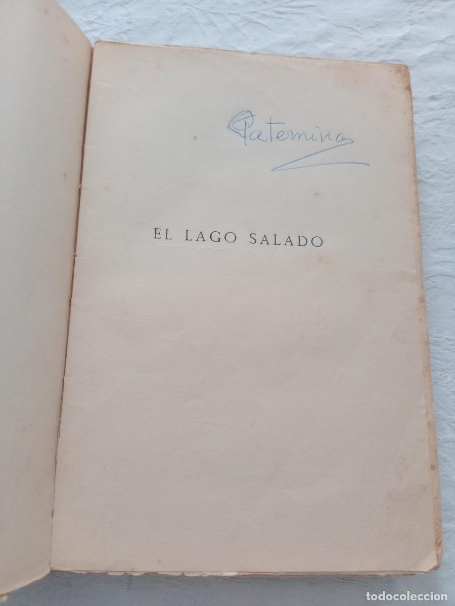 Libros antiguos: Pedro Benoit El lago salado - Foto 2