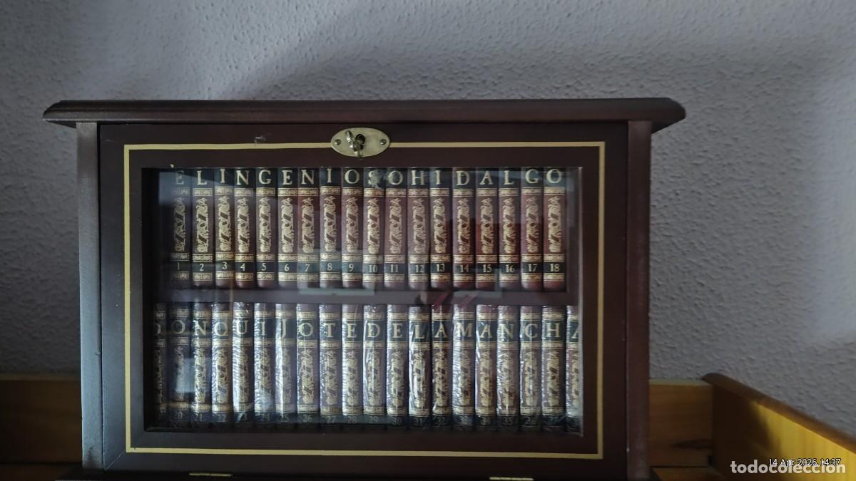 Libros antiguos: [SOLO RECOGIDA LOCAL] Don Quijote Edici&oacute;n Miniatura (36 Tomos) - Nuevo con Precintos - Ediciones Rue