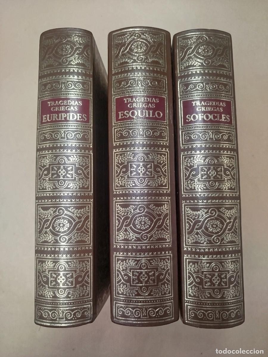 Libros antiguos: TRAGEDIAS GRIEGAS EURIPIDES ESQUILO Y SOFOCLES FACSIMIL