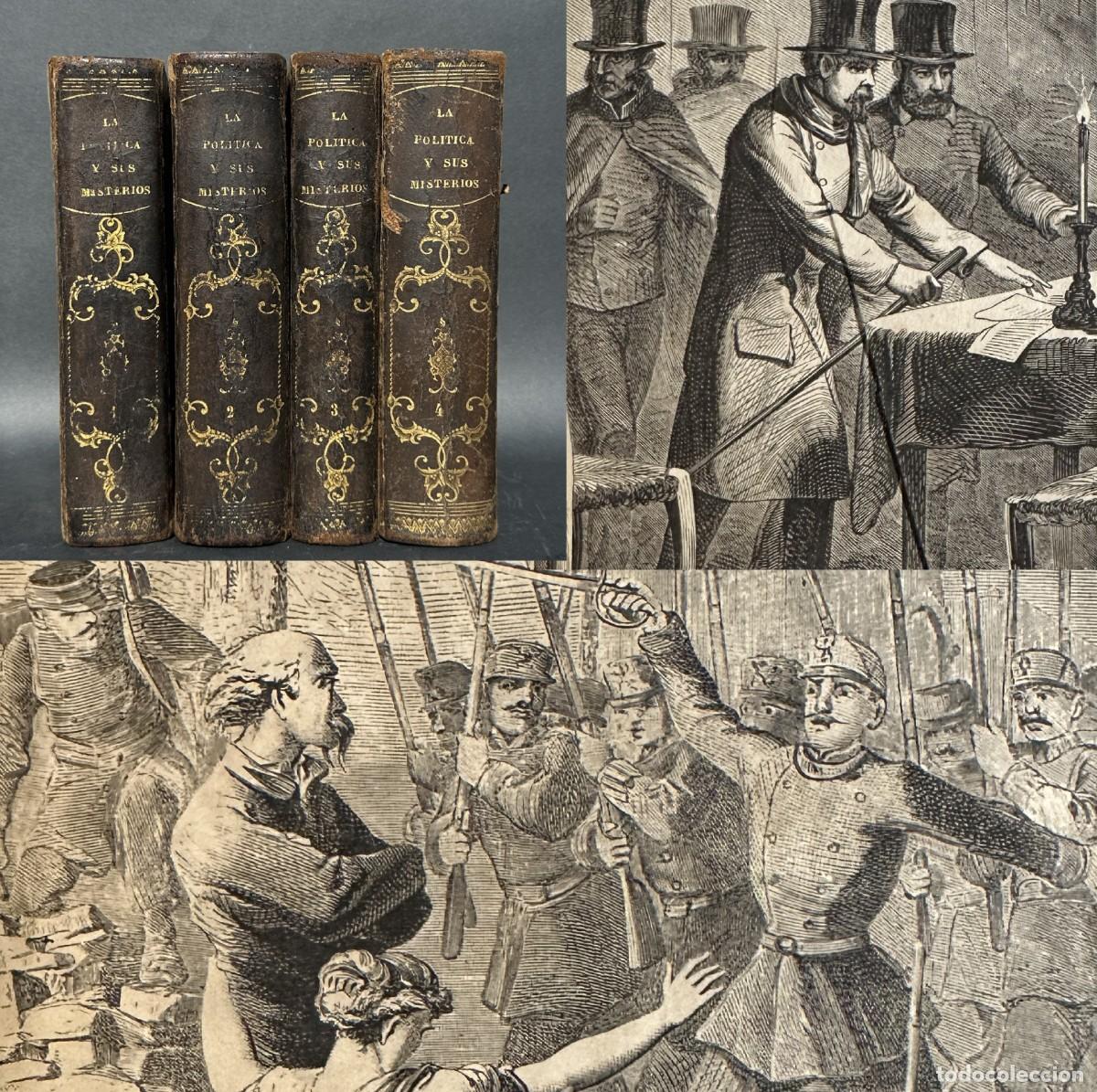 Old books: 1869 - EL LIBRO DE SATANAS, O LA POLITICA Y SUS MISTERIOS. - R. ORTEGA FRIAS - ILUSTRACIONES