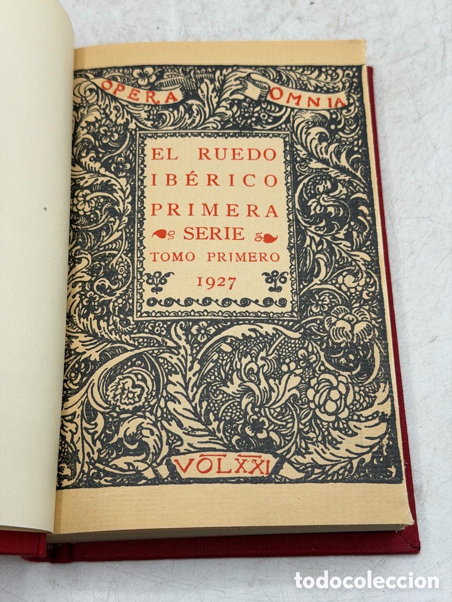 Libros antiguos: Libro Primera Edici&oacute;n Valle Incl&aacute;n 1927. Ruedo Ib&eacute;rico