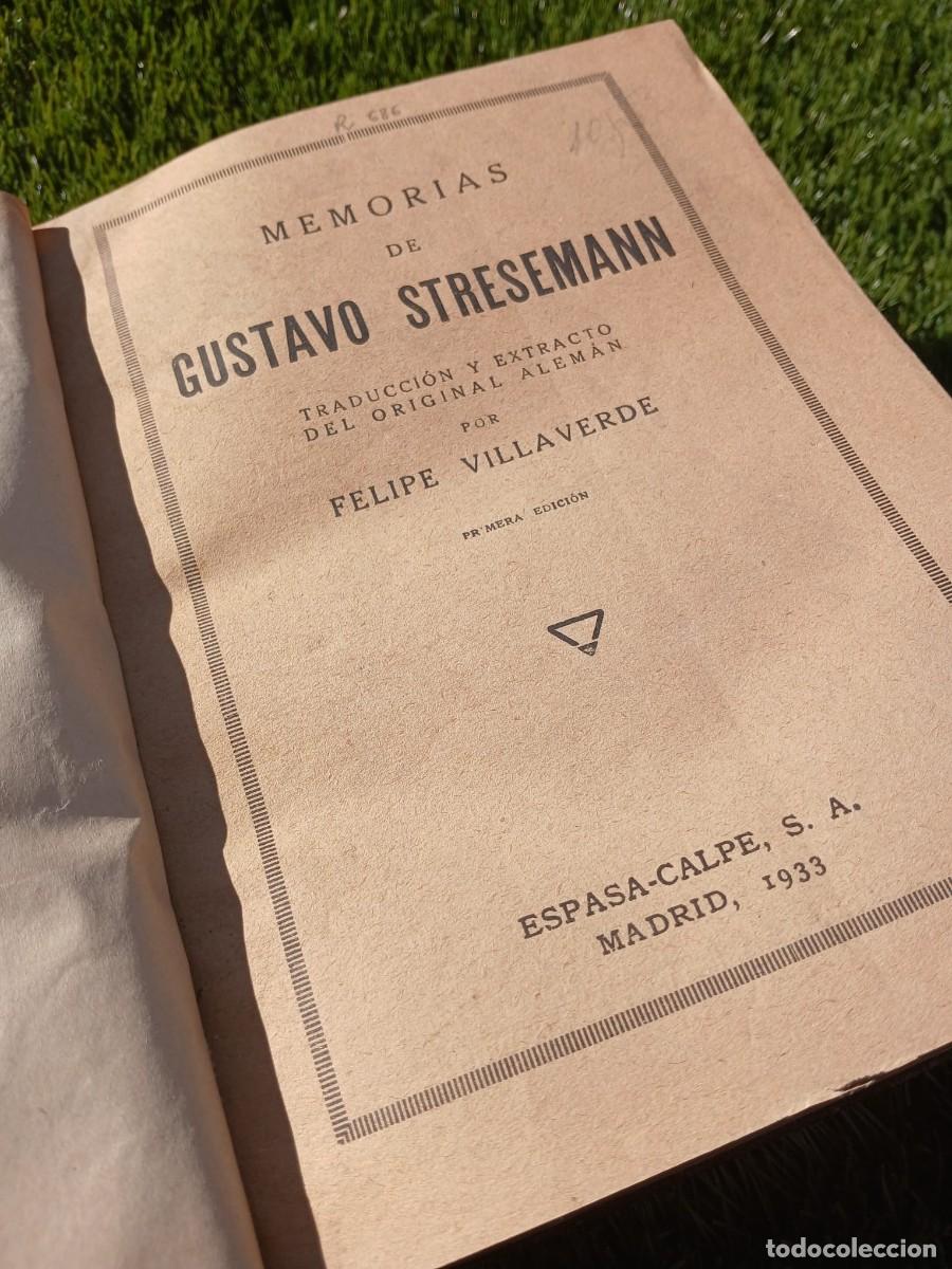 Libros antiguos: Memorias Gustavo S....... - Foto 4