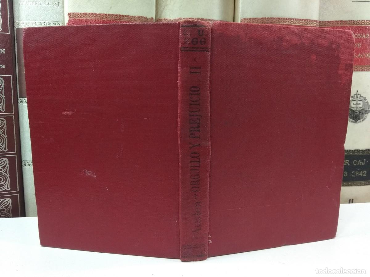Libros antiguos: ORGULLO Y PREJUICIO. NOVELA. TOMO II y &Uacute;ltimo. JANE AUSTEN. Colecci&oacute;n Universal. Edita Calpe, 1924