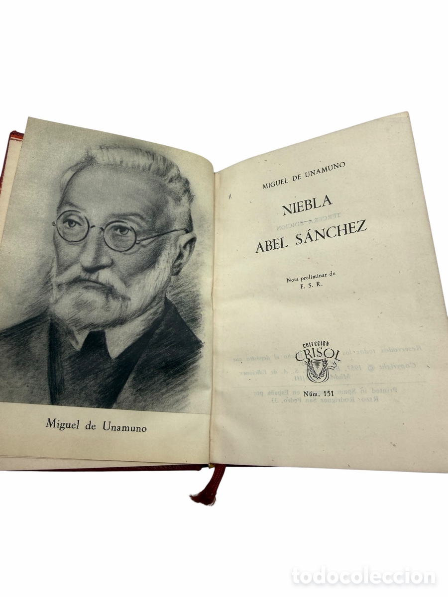 Libros antiguos: Libro Aguilar Unamuno. Niebla y Abel S&aacute;nchez
