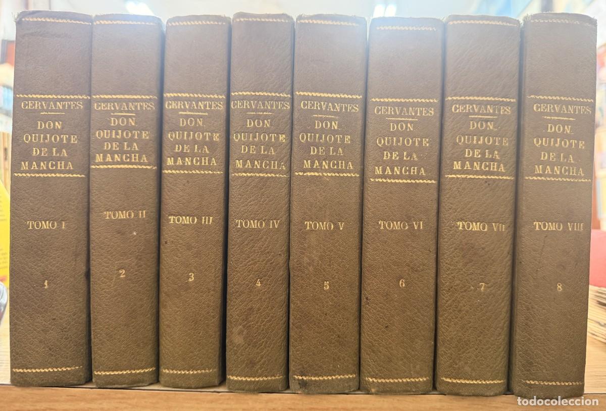 Old books: DON QUIJOTE DE LA MANCHA (8 TOMOS). DE CERVANTES SAAVEDRA, M. A-LESP-1088